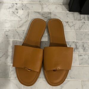 Madewell Boardwalk Post slides-only worn a few times